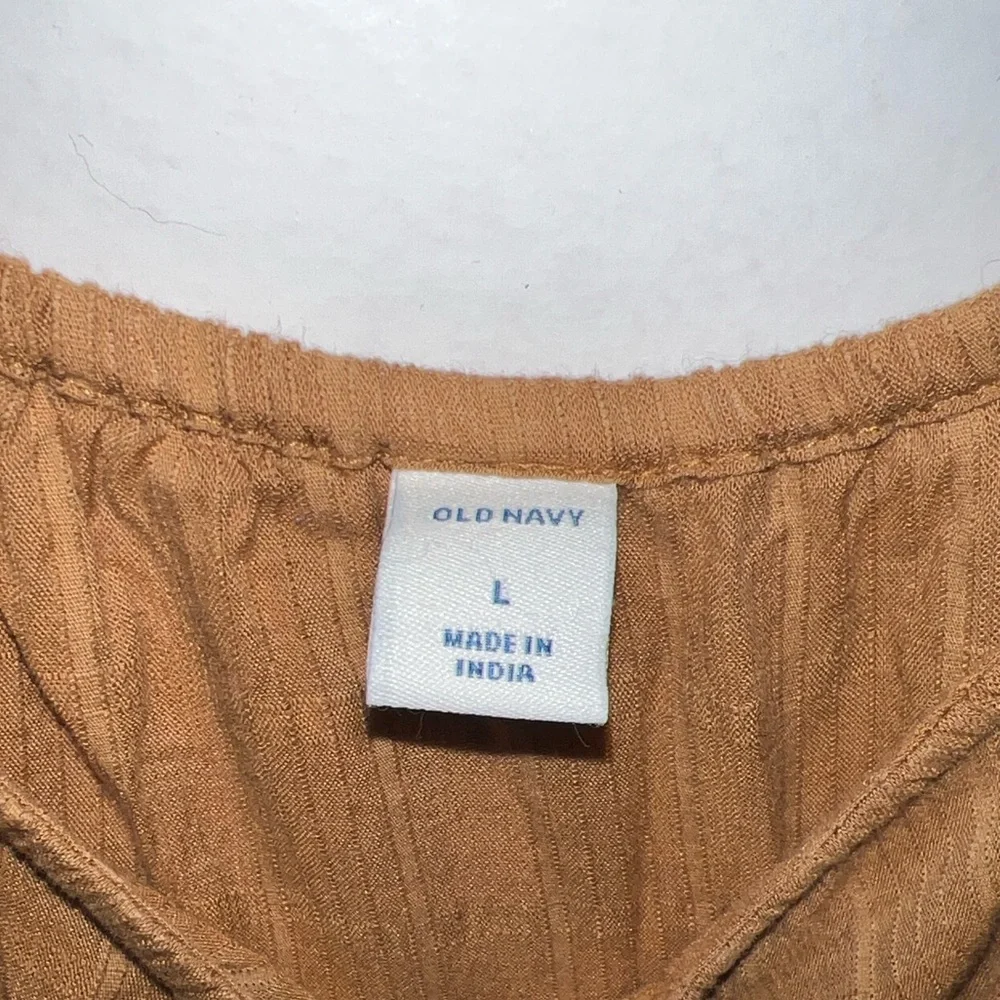 Old Navy Brown Tiered Mini Dress - Picture 3 of 4